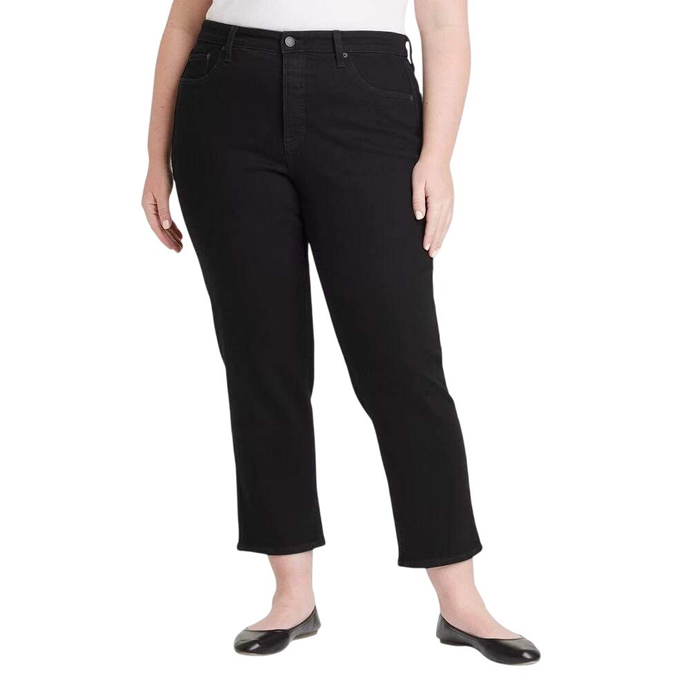 Universal Thread Women's Black 90s Slim Mid Rise Jeans Size 16R